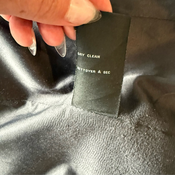 London Fog Charcoal Pea Trench Coat Size M Wool Blend Winter Cozy Warm - Picture 10 of 14